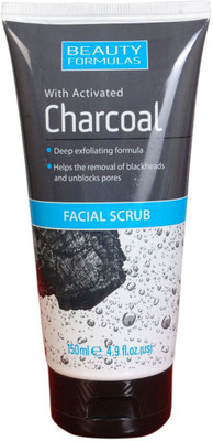 

Beauty Formulas Activated Charcoal Facial Scrub(150 ml)