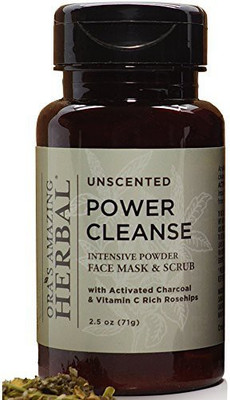 

Ora's Amazing Herbal Powercleanse Natural Face Mask Exfoliating Scrub Cleanser For All Skin Types Scrub(71 g)