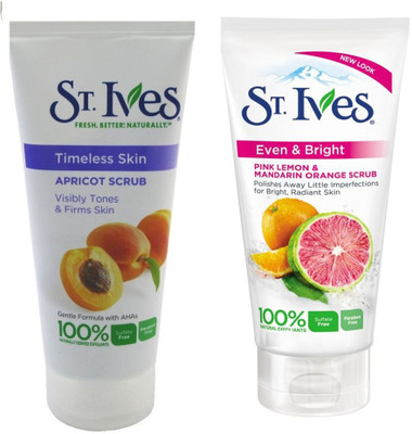 

St. Ives Timeless Skin Apricot Even & Bright Scrub(300 ml)
