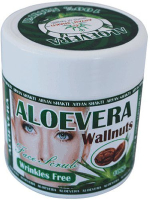 AryanShakti Aloevera - Wallnuts | Wrinkle Free | 100 g Scrub(100 g)