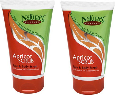 

Nature's Apricot Scrub Face & Body Scrub Pack of 2 Scrub(120 g)