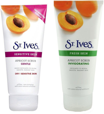 

St. Ives Sensitive Skin Apricot and Fresh Invigorating Scrub(300 ml)