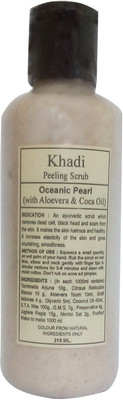 

khadikhazana khadi peeling scrub occenic pearl alovera Scrub(210 ml)