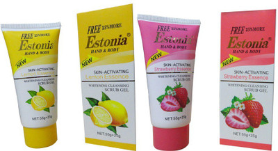 

Estonia strawberry&lemon face n body cleansing gel Scrub(160 g)