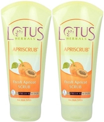 LOTUS Fresh Apricot Scrub (Pack Of 2) Scrub(200 g)