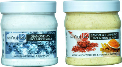 

Skinatura diamond ash & sandal turmeric face & body cream Scrub(500 ml)