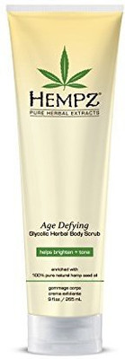 

Hempz Age Defying Herbal Body Scrub Off White Vanilla/musk Scrub(265 ml)
