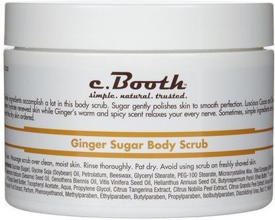 C. Booth body scrub, ginger sugar 8 oz Scrub(227 g)