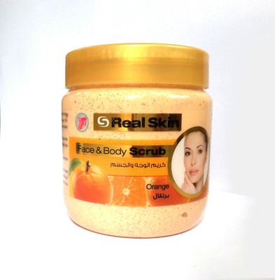 Real Skin Orange Face & Body Scrub(500 g)