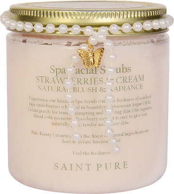 

Saint Pure Strawberries & Cream Natural Blush Spa Scrub(250 g)