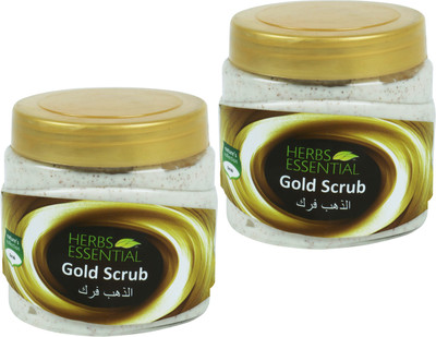 

Herbs Essential Face & Body Gold Scrub (Pack of 2) Scrub(1000 g)