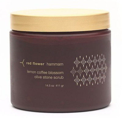 

Red Flower lemon coffee blossom olive stone scrub Scrub(411 g)