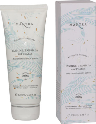 

Mantra Jasmine, Triphala And Pearls Deep Cleansing Body Scrub(100 ml)