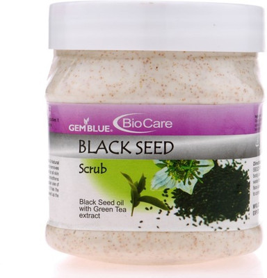 Gemblue Biocare Black Seed Scrub with Green Tea Extract Scrub(500 ml)