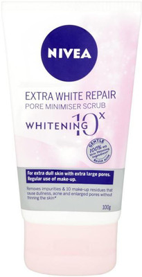 

Nivea Extra White Repair Pore Minimiser Scrub(100 g)