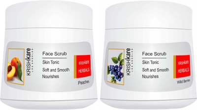

Krishkare Peaches and Wild Berries Combo Scrub(400 g)