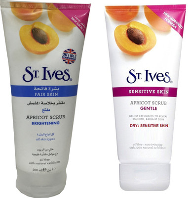 

St. Ives Fair Skin Apricot and Sensitive Scrub(300 ml)