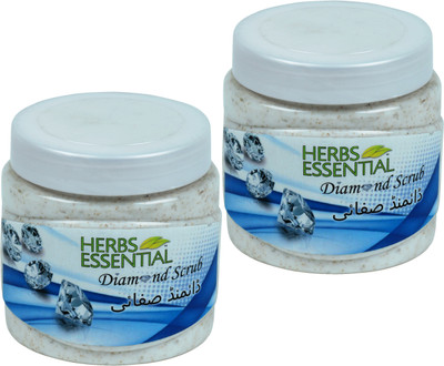 

Herbs Essential Face & Body Diamond Scrub (Pack of 2) Scrub(1000 g)