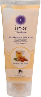 

Iraa Instaradiance skin brightening Facial Scrub with white tea and Mango Ginger Scrub(100 g)
