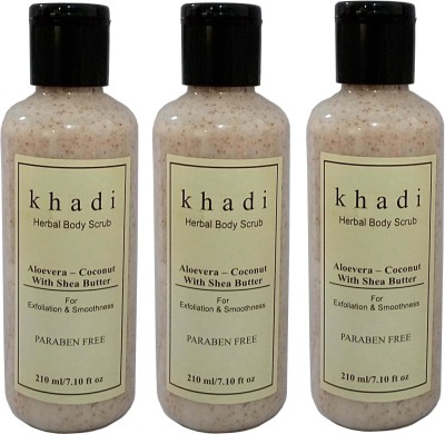 

Khadi Herbal Aloevera - Cuconut with Sea Butter Bodyscrub ( Paraben Free ) Scrub(630 ml)