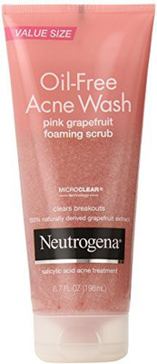 

Neutrogena Oil-free Acne Wash Scrub Pink Grapefruit Scrub(198 ml)