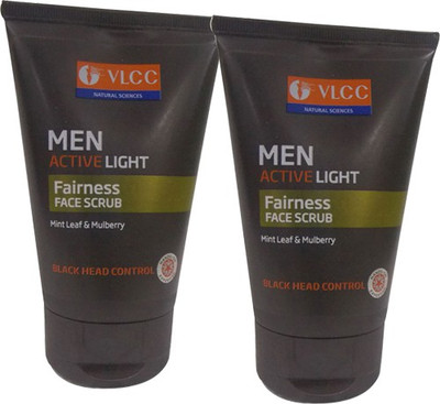 

VLCC Men Active Light Fairness Pack of 2 Scrub(200 g)