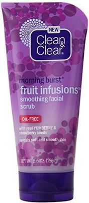 

Clean & Clear Morning Burst Fruit Infusions Smoothing Facial Scrub Yumberry Scrub(155 g)