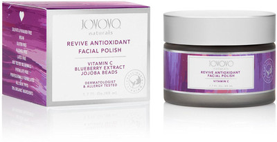 

Jovovo Naturals Revive Antioxidant Facial Polish & Exfoliator With Rejuvenating Blueberry & Vitamin C Scrub(48 ml)