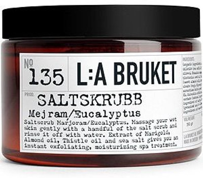 

L:a Bruket No. 1 - Marjoram/eucalyptus Salt Scrub(350 ml)