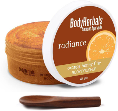 

BodyHerbals Radiance Body Polisher, Orange Honey Fine Scrub(200 g)