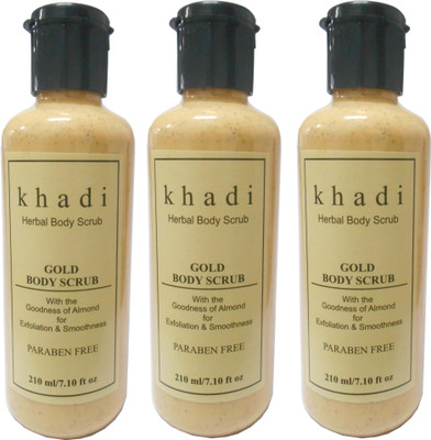 

Khadi Herbal Gold Bodyscrub (Paraben Free ) Scrub(630 ml)