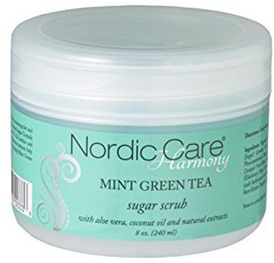 

Nordic Care harmony sugar scrub, mint green tea, 10.5 ounce Scrub(240 ml)
