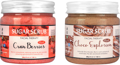 

Luster Cranberries & Choco Explosion Sugar (Combo) Scrub(400 g)