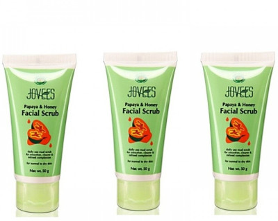 

Jovees Facial Scrub Papaya & Honey (Pack of 3) Scrub(150 g)