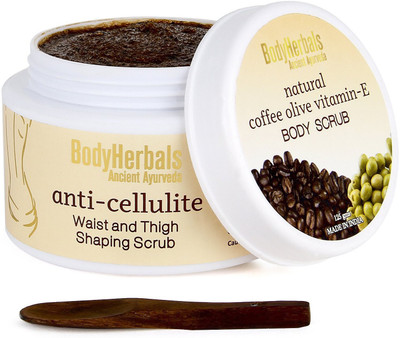 

BodyHerbals Anti Cellulite Body Scrub, Natural Coffee Olive Vitamin- E Boody Scrubs Scrub(125 g)