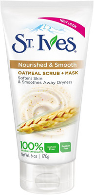 

St. Ives Oatmeal Scrub + Mask, Smooth & Nourished Oatmeal Scrub(170 g)