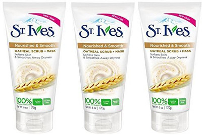 

St. Ives Nourished And Smooth Oatmeal Scrub And Mask Scrub(170 g)