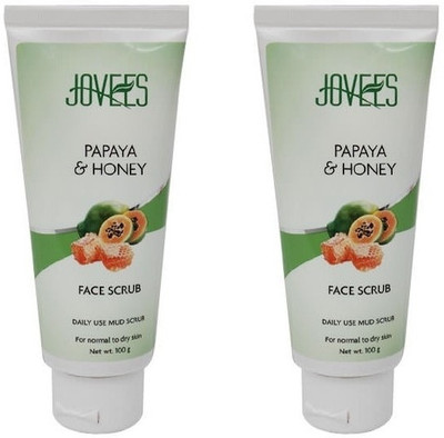 

Jovees Papaya & Honey Scrub Pack Of 2 Scrub(200 g)