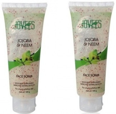 

Jovees Jojoba & Wheatgerm Face Scrub Pack Of 2 Scrub(200 g)