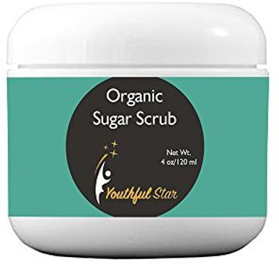 

Youthful Star Organic Sugar Scrub Made With 100% Organic Ingredients Scrub(120 ml)
