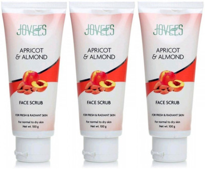 

Jovees Facial Scrub Apricot & Almond (Pack of 3) Scrub(300 g)
