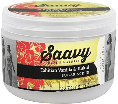 

Saavy Naturals sugar scrub tahitian vanilla Scrub(227 g)