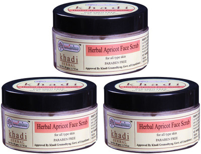 

Khadi Rishikesh Herbal Apricot-Pack of 3 Face Scrub Each Scrub(50 g)