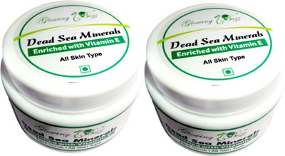 Glowing Buzz Pack of 2 Sea Minerals Enriched with Vitamin E Scrub(50 g)