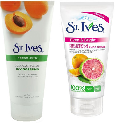 

St. Ives Fresh skin Invigorating and Even & Bright Scrub(300 ml)