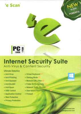 ESCAN Internet Security 1.0 User 1 Year(CD/DVD)