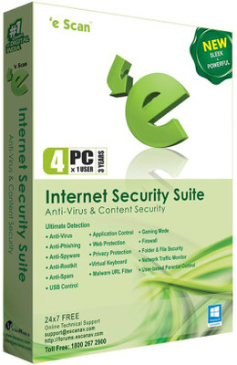 ESCAN Internet Security 4.0 User 3 Years(CD/DVD)