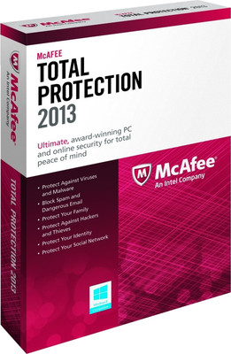 28% OFF on McAfee Total Protection 2013 3 PC 1 Year 28% OFF on McAfee Total Protection 2013 3 PC 1 Year