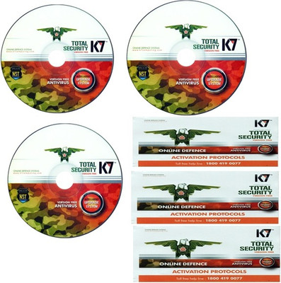 

K7 Total Security 3 User 1 Year(CD/DVD)