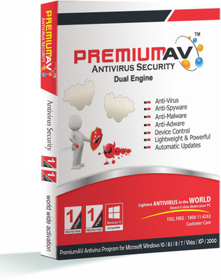 

PremiumAV Anti-virus 1 User 1 Year(CD/DVD)
